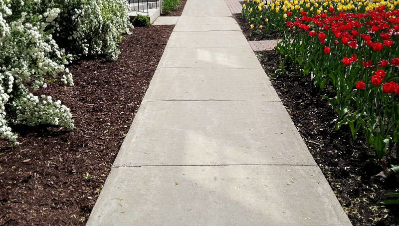 Fresh concrete instantly upgrades the look of any property.